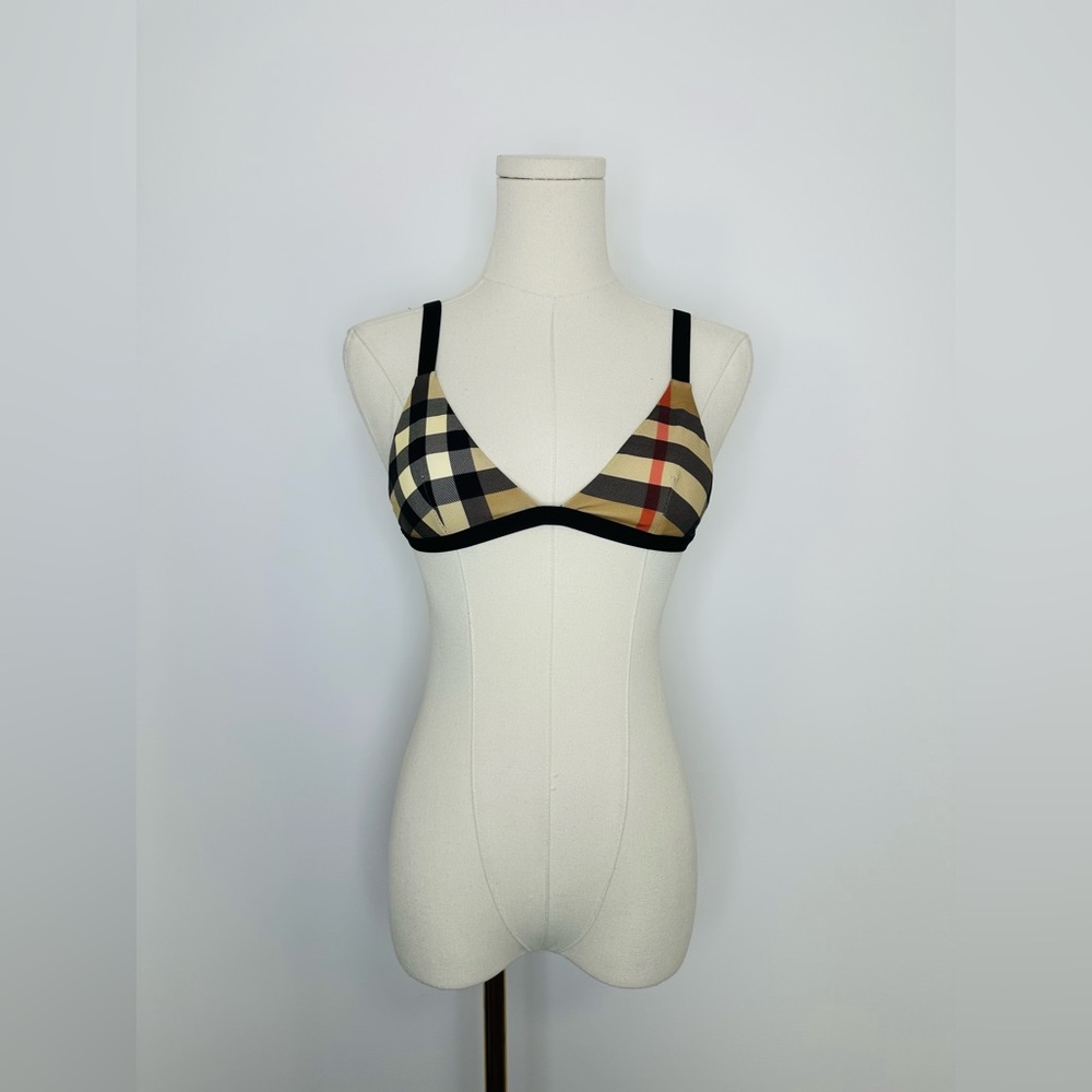 Burberry Check Triangle Bikini Top - Picture 4 of 10
